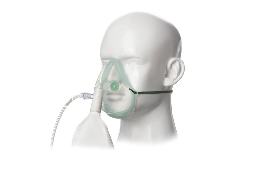 EcoLite Adult High Concentration Oxygen Mask with Tube