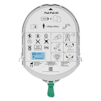 HeartSine Samaritan Adult PAD-PAK - Electrode Defibrillator Pads and Battery