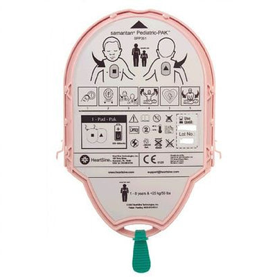 HeartSine Samaritan Paediatric PAD-PAK - Electrode Defibrillator Pads & Battery