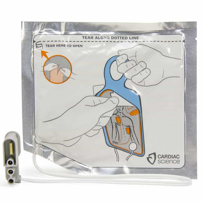 Electrode Defibrillator Pads Set for Cardiac Science G5 Powerheart AED - Adult
