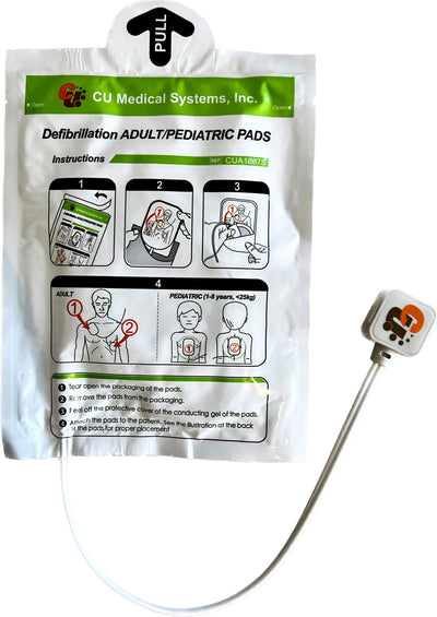 Electrode Defibrillator Pads Set for iPAD SP1 & iPAD SP2 - Dual Adult/Paediatric